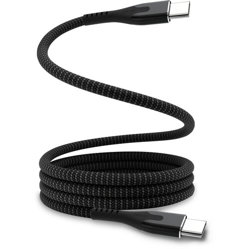 Kabel USB-C - USB-C STATIK MagStack Pro Zwijany magnetycznie 2m Czarny
