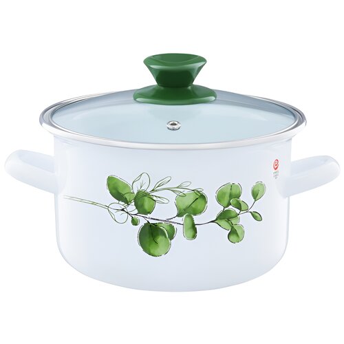 Garnek EMALIA OLKUSZ Eukaliptus 18 cm