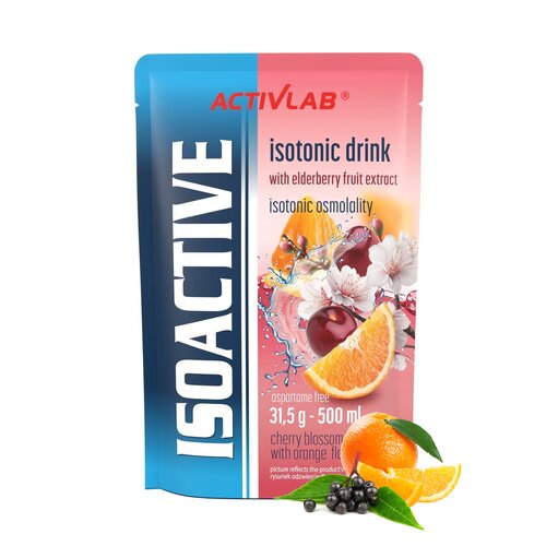 Izotonik ACTIVLAB Isoactive Kwiat wiśni z pomarańczą (31.5 g)