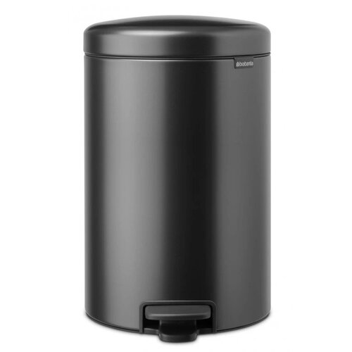 Kosz na śmieci z pedałem BRABANTIA NewIcon 233500 wyjmowane wiadro, nie przepuszcza zapachów, stal 20L Szary