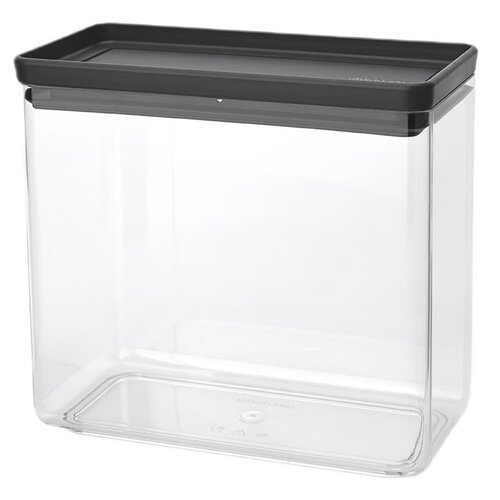 Pojemnik plastikowy BRABANTIA Tasty+ 229961 3.5 L Przezroczysto-ciemnoszary