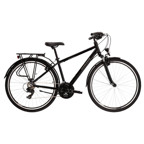 Rower trekkingowy KROSS Trans 1.0 M17 28 cali męski Czarno-szary