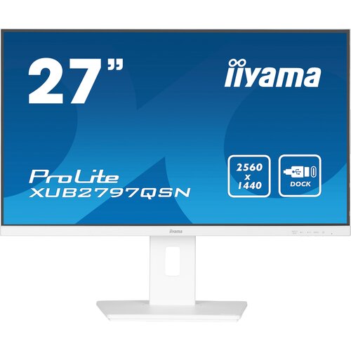 Monitor IIYAMA ProLite XUB2797QSN-W1 27" 2560x1440px IPS 100Hz 1 ms [MPRT]