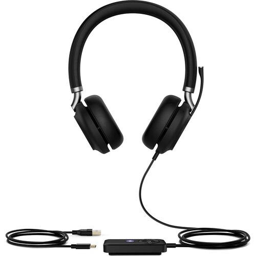Słuchawki YEALINK UH38 Dual BAT Teams USB-C Bezprzewodowe, Nauszne
