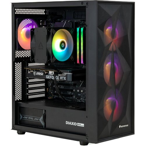 Komputer MAD DOG DIAXID605-I04WR32 i5-12400F 32GB RAM 1TB SSD GeForce RTX3060 Wi-Fi Windows 11 Home