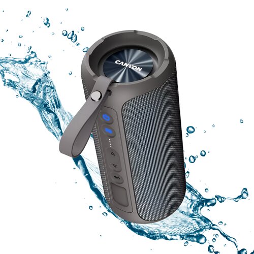 Głośnik mobilny CANYON OnMove 15W EQ TWS AUX Szary