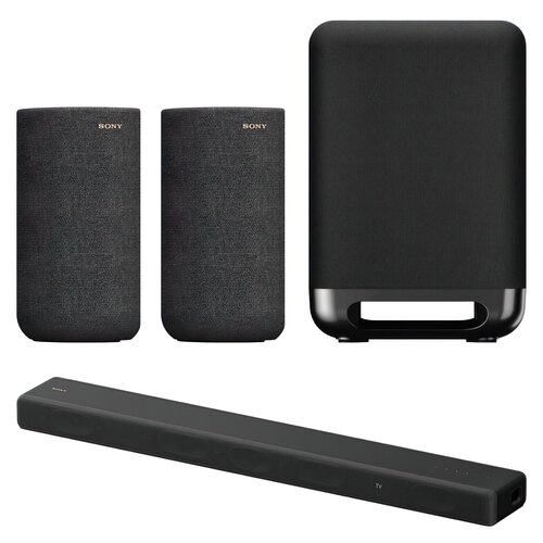Soundbar SONY HT-A3000 + Kolumny głośnikowe SONY SA-RS5 Czarny (2 szt.) + Subwoofer SONY SASW5.CEL Czarny