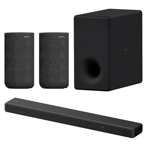 Soundbar SONY HT-A3000 + Kolumny głośnikowe SONY SA-RS5 Czarny (2 szt.) + Subwoofer SONY SA-SW3 Czarny