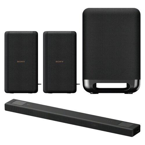 Soundbar SONY HT-A5000 + Kolumny głośnikowe SONY SA-RS3S (2 szt.) + Subwoofer SONY SASW5.CEL Czarny