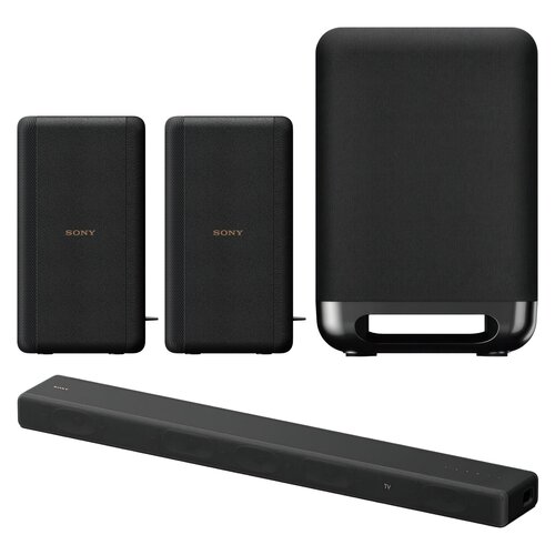 Soundbar SONY HT-A3000 + Kolumny głośnikowe SONY SA-RS3S (2 szt.) + Subwoofer SONY SASW5.CEL Czarny