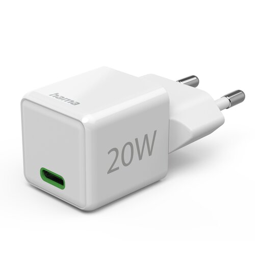 Ładowarka sieciowa HAMA Supermini PD/QC 20W Biały