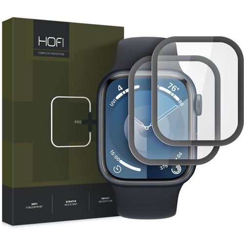 Szkło hybrydowe HOFI Hybrid Glass do Apple Watch 7/8/9 (45 mm) Czarny