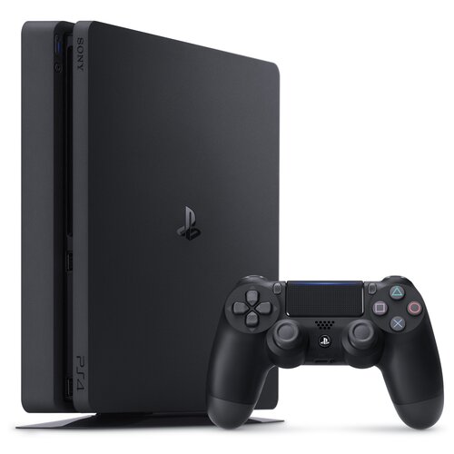 Konsola SONY PlayStation 4 Slim 500GB + EA SPORTS FC 24 Gra PS4 (Kompatybilna z PS5) + Kontroler SONY DualShock 4 V2 Czarny