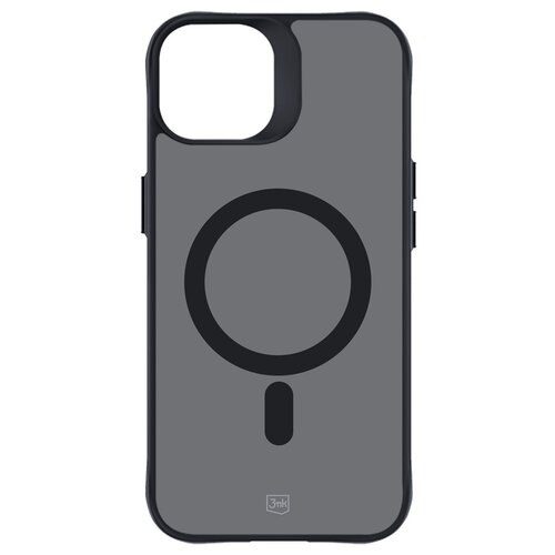 Etui 3MK Smoke MagCase do Apple iPhone 15 Czarny transparentny