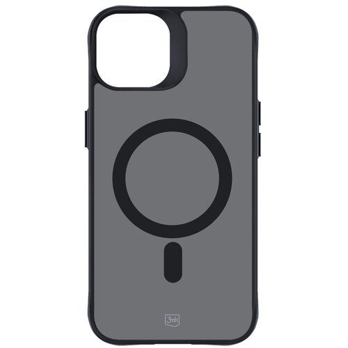 Etui 3MK Smoke MagCase do Apple iPhone 15 Plus Czarny transparentny