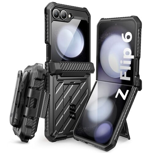 Etui SUPCASE Unicorn Beetle Pro do Samsung Galaxy Z Flip 6 Czarny