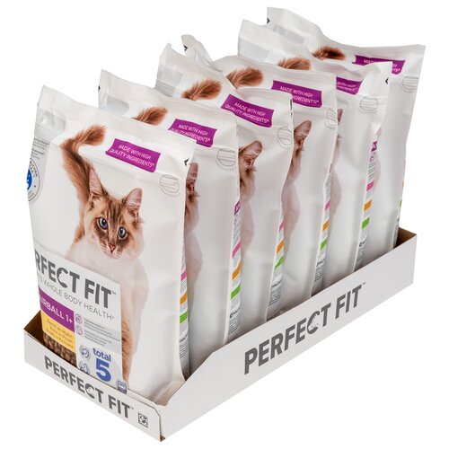 Karma dla kota PERFECT FIT Anti Hairball Kurczak 6 x 750 g