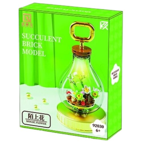 Klocki plastikowe QBI Kwiat w kloszu 5 1081276