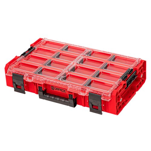Organizer QBRICK System ONE XL 2.0 Long Bin Red Ultra HD Custom
