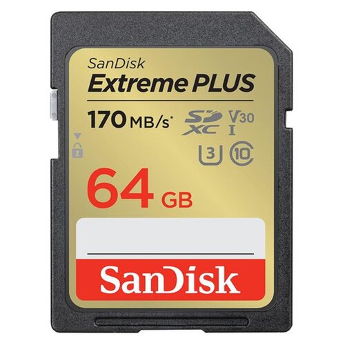 Karta pamięci SANDISK Extreme Plus SDXC 64GB