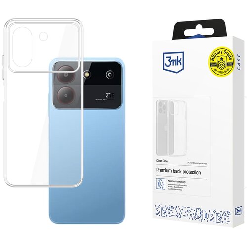 Etui 3MK Clear Case do ZTE Blade A73 Przezroczysty