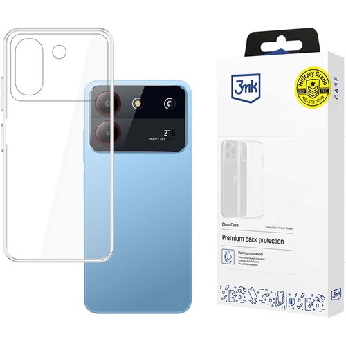 Etui 3MK Clear Case do ZTE Blade A54 Przezroczysty