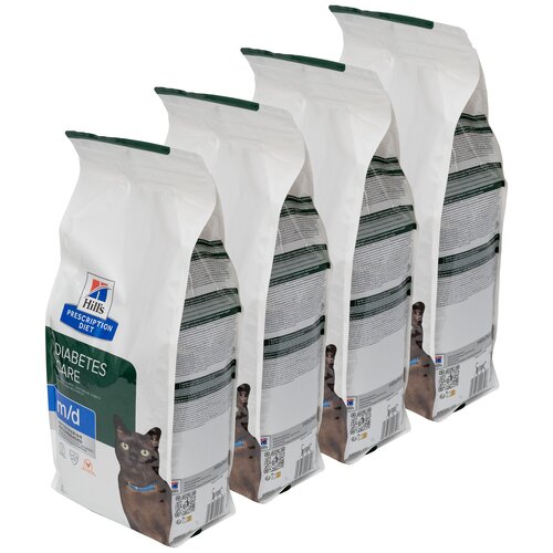 Karma dla kota HILL'S Prescription Diet M/D Diabetes Care Kurczak 4 x 3 kg