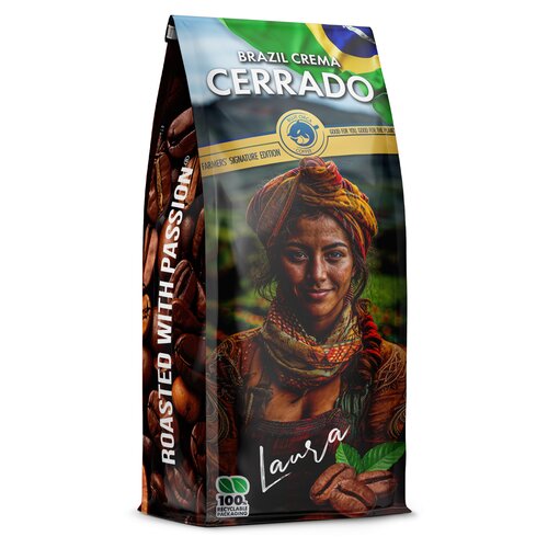 Kawa ziarnista BLUE ORCA COFFEE Brazylia Cerrado Crema Farmers 1 kg
