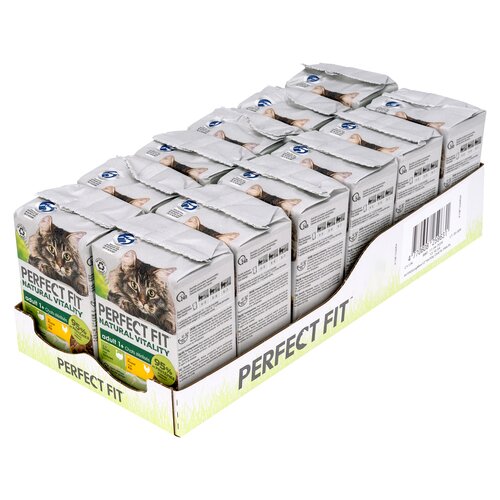 Karma dla kota PERFECT FIT Kurczak z Indykiem 72 x 50 g