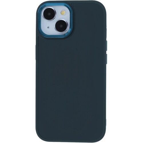 Etui TECTO SHIELD Satin Elegant do Apple iPhone 15 Plus Ciemno-niebieski
