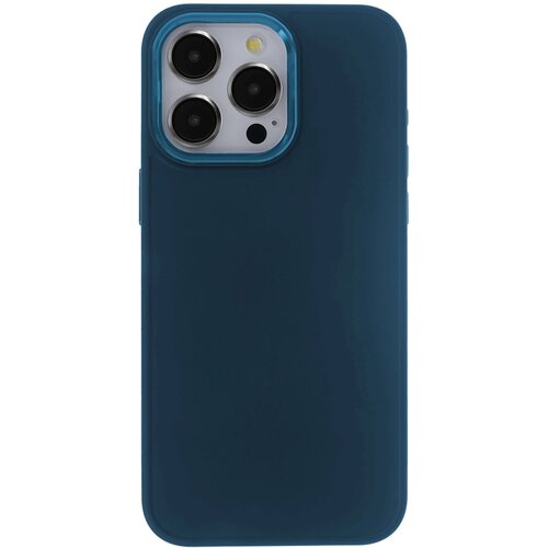 Etui TECTO SHIELD Satin Elegant do Apple iPhone 15 Pro Ciemno-niebieski