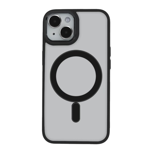 Etui TECTO SHIELD Satin Elegant Mag do Apple iPhone 15 Przezroczysto-czarny
