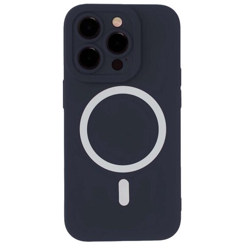Etui TECTO SHIELD Silicon Soft Mag do Apple iPhone 15 Pro Ciemno-niebieski
