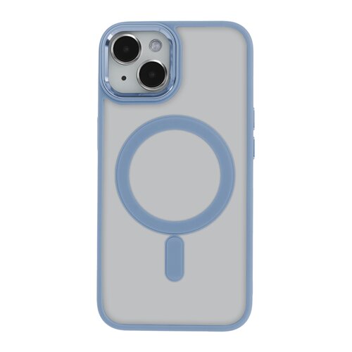 Etui TECTO SHIELD Satin Elegant Mag do Apple iPhone 15 Plus Niebieski