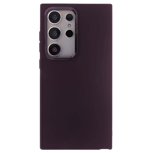 Etui TECTO SHIELD Satin Touch do Samsung Galaxy S24 Ultra Burgundowy