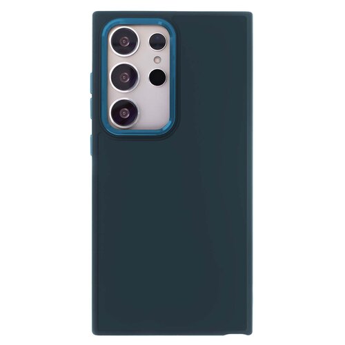 Etui TECTO SHIELD Satin Touch do Samsung Galaxy S24 Ultra Ciemnoniebieski