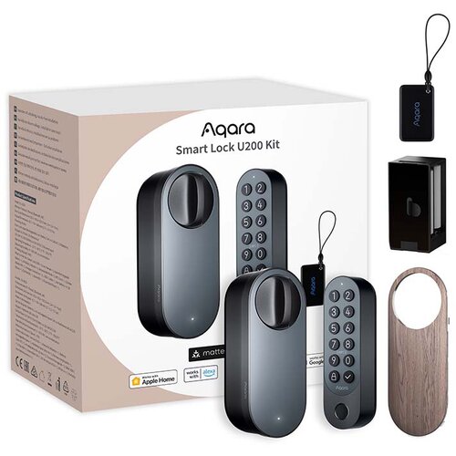 Zamek szyfrowy AQARA Smart Lock U200 Kit Czarny