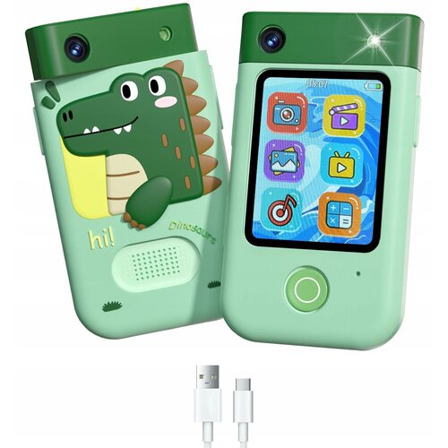 Aparat dla dzieci XREC ADM-02 Zielony Dinozaur