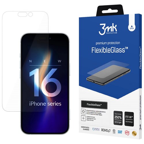 Szkło hybrydowe 3MK FlexibleGlass do Apple iPhone 16