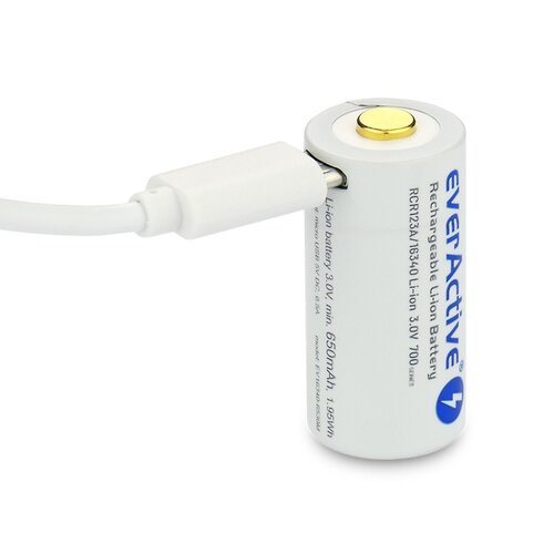 Akumulatorek 16340 700 mAh EVERACTIVE EV16340-7003VBL (1 szt.)