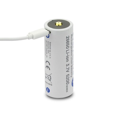 Akumulatorek 26650 5200 mAh EVERACTIVE EV26650-52M (1 szt.)