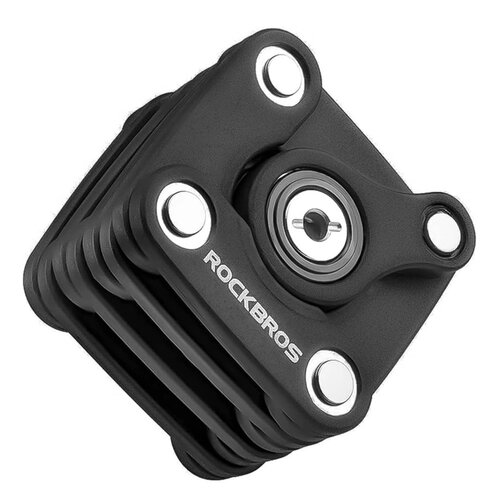 Zapięcie rowerowe ROCKBROS WD795 Folding lock Składane Czarny