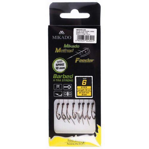 Przypon MIKADO Method Feeder HMFB2805I-10DB 0.12 mm / 10 cm