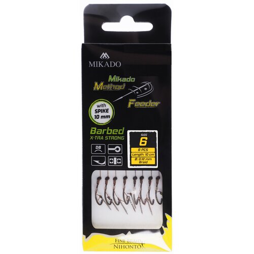 Przypon MIKADO Method Feeder HMFB2805I-8DB 0.12 mm / 10 cm