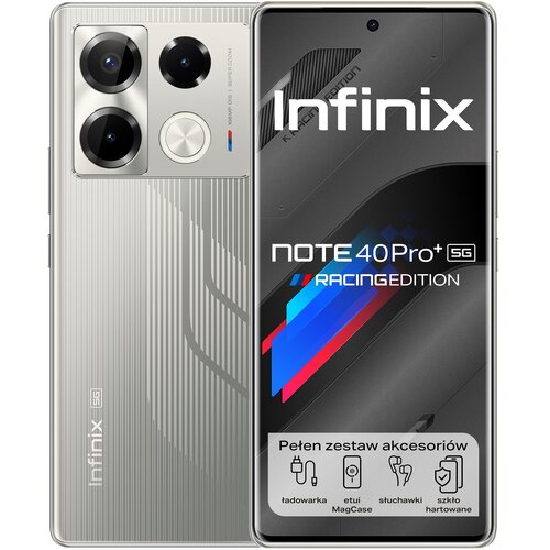 Smartfon INFINIX Note 40 Pro+ 5G 12/256GB 6.78" 120Hz Szary