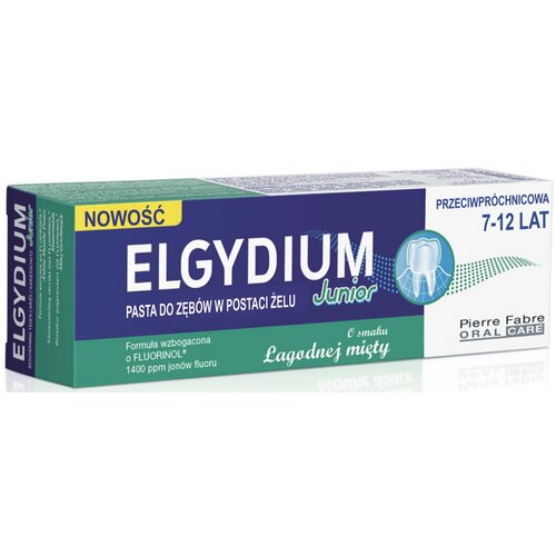 Pasta do zębów ELGYDIUM Junior Miętowa 50 ml