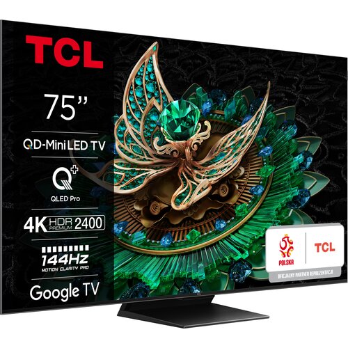 Telewizor TCL 75MQLED85 75" MINILED 4K 144Hz Google TV Dolby Vision Dolby Atmos HDMI 2.1