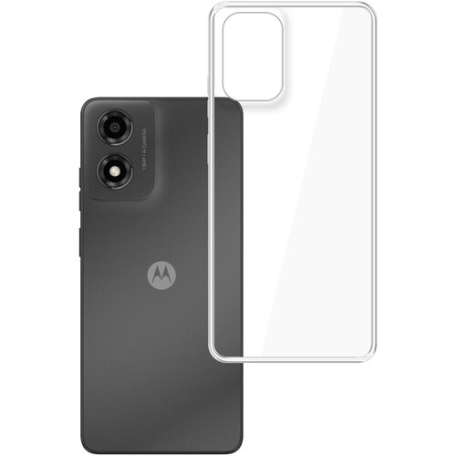 Etui 3MK Clear Case do Motorola Moto E14/G04/G04s Przezroczysty