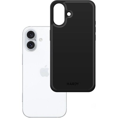 Etui 3MK Hardy Silky Leather MagCase do Apple iPhone 16 Czarny