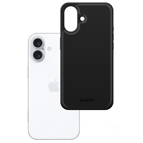 Etui 3MK Hardy Silky Leather MagCase do Apple iPhone 16 Plus Czarny